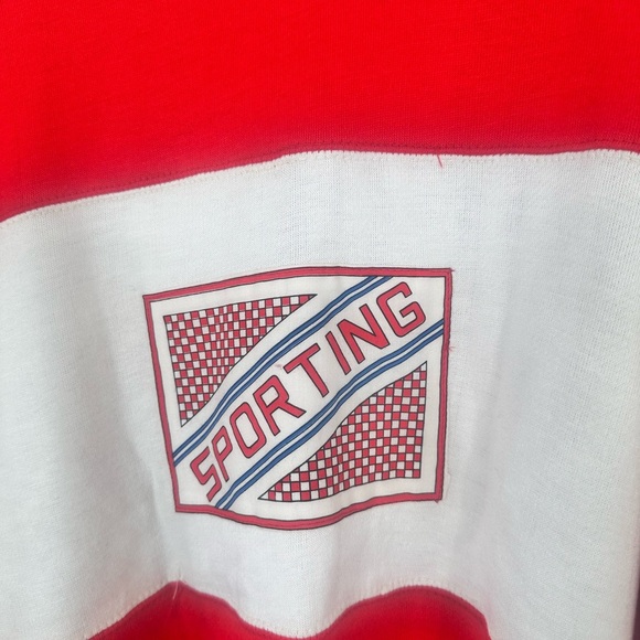 VTG NWT Special Events Red and White Men's Sweater Size 22/42 - Picture 3 of 11